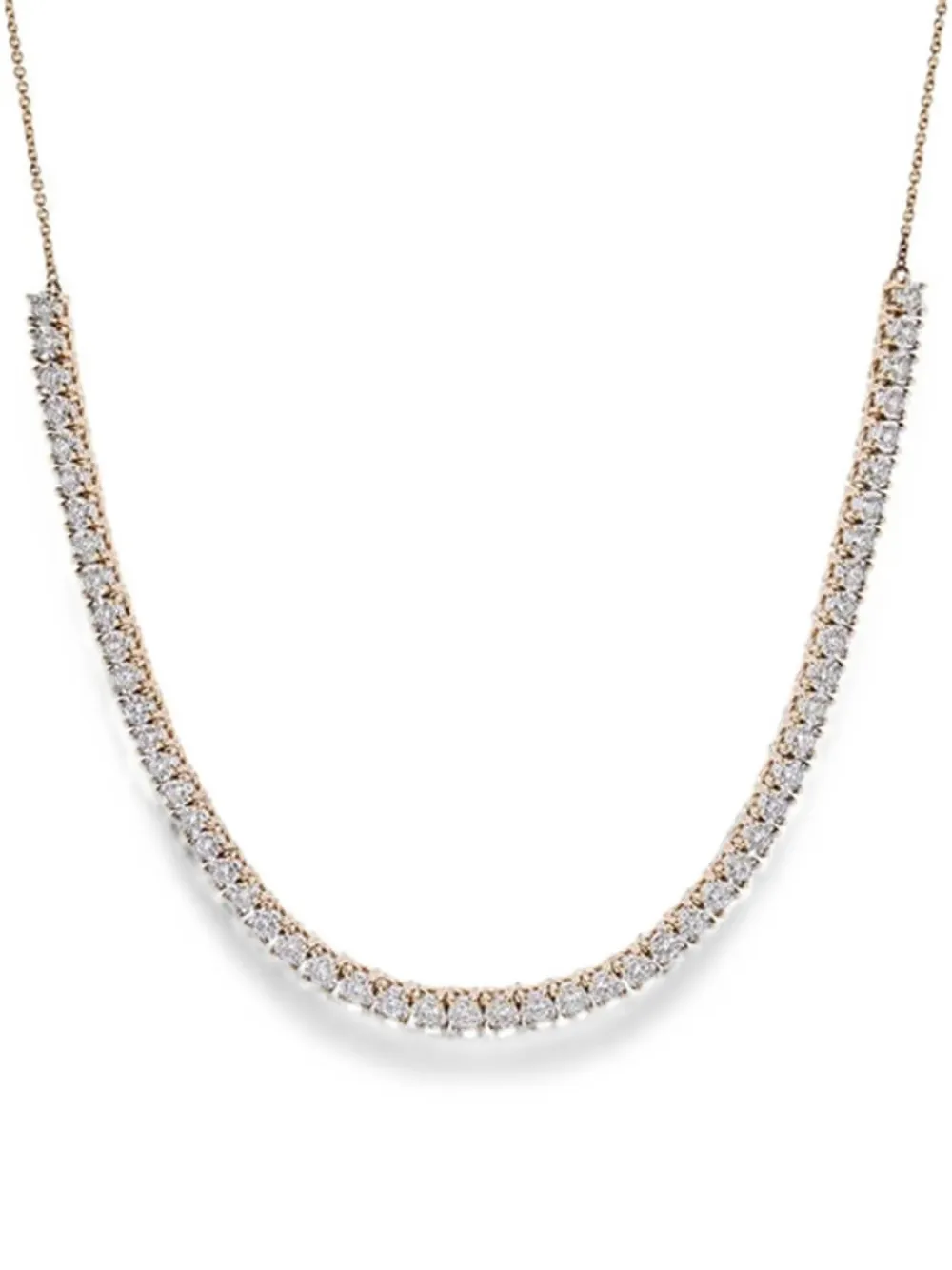 Dana Rebecca Designs Ava Bea Diamond Station Necklace - Yellow Gold - Oro