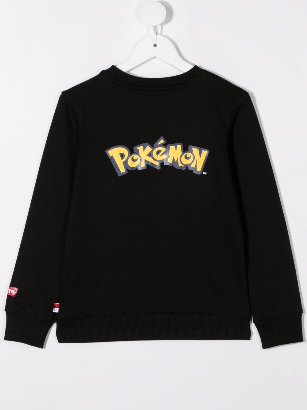 Shop Levi's Pokemon-print Rib-trimmed Sweatshirt In Black