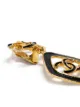 Chanel Pre-Owned 1993 CC geometric dangle earrings