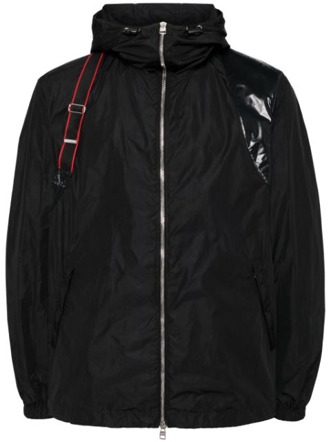 Alexander McQueen harness logo tape jacket Men