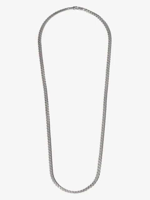 Tom Wood Venetian M double chain necklace