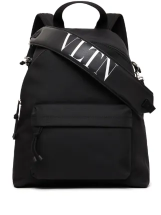 c*4様 VALENTINO GARAVANI Valentino Garavani Mochila VLTN Com Zíper | Preto | FARFETCH BR