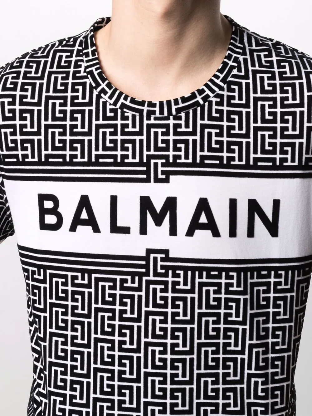 фото Balmain футболка с монограммой