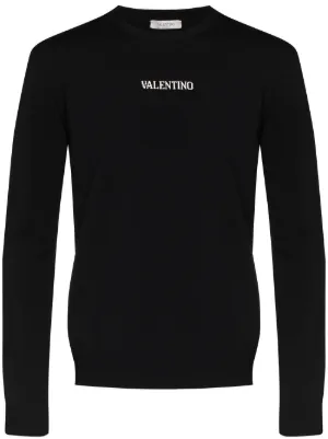 white designer sweater