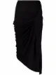 Image 1 of Mugler asymmetric draped skirt