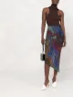 Image 2 of Mugler abstract-print asymmetric skirt