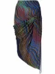 Image 1 of Mugler abstract-print asymmetric skirt
