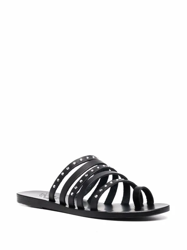 crystal studded sandals