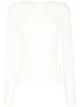 Image 1 of Mame Kurogouchi embroidered semi-sheer top