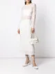 Image 2 of Mame Kurogouchi embroidered semi-sheer top