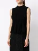 Mame Kurogouchi knit cotton-blend sleeveless top