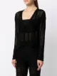 Mame Kurogouchi lightweight knit cardigan