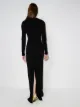 Mônot cut-out long-sleeve gown