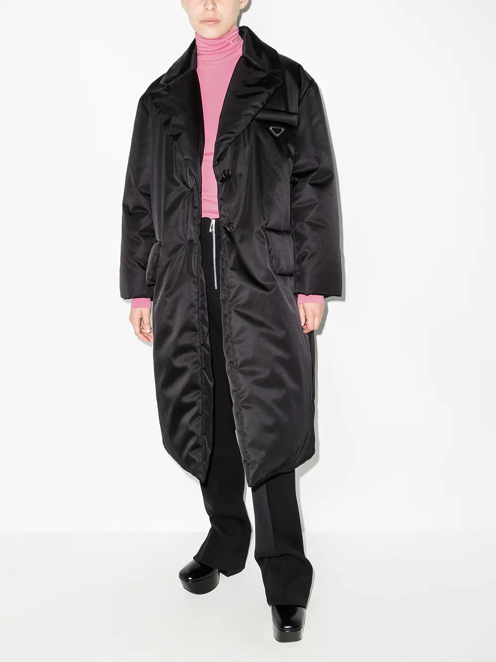 фото Raf simons футболка uni sous с высоким воротником и вышитым логотипом