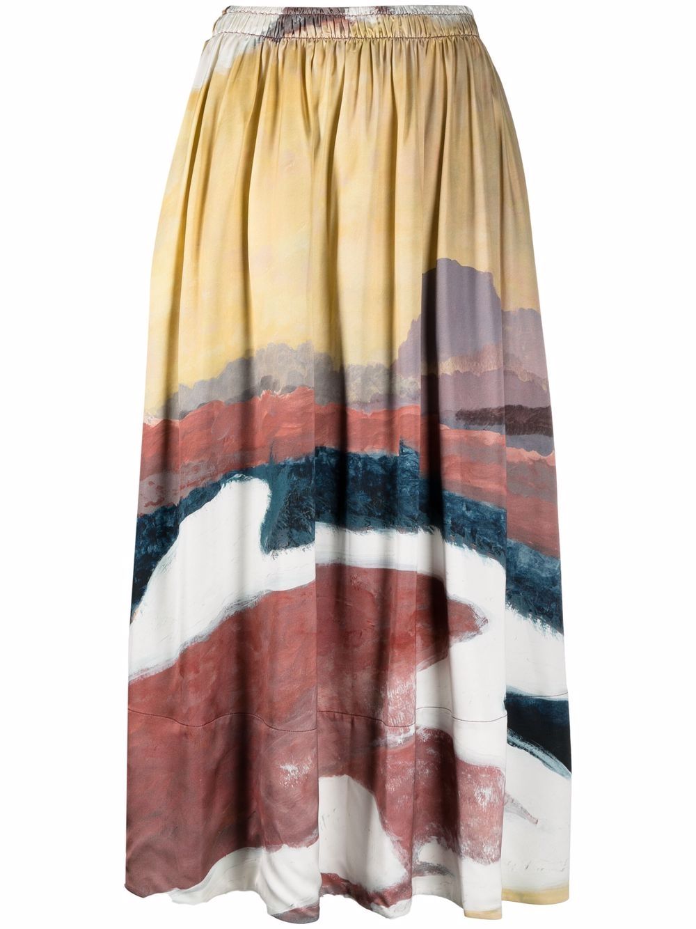 фото Toogood юбка миди с принтом пейсли