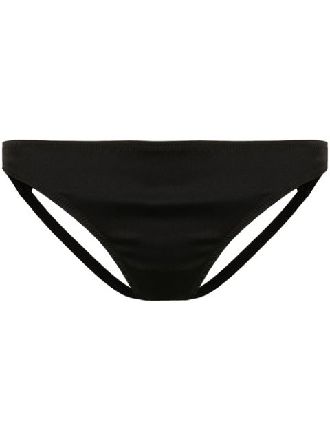 cut-out detail silk briefs