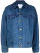 Image 1 of Mame Kurogouchi embroidered collar denim jacket