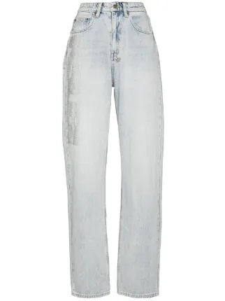 Shop Ksubi Playback straight-leg jeans 