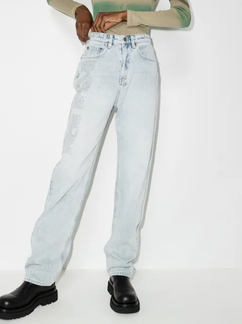 Ksubi blue Playback straight-leg jeans 