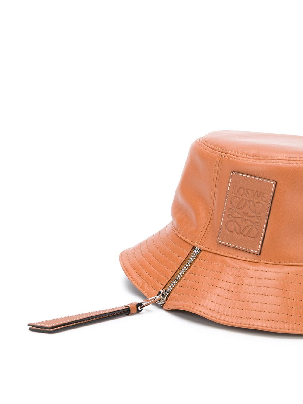 Shop Loewe Anagram-embossed Hat In Brown