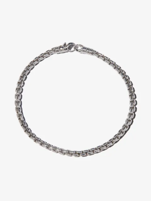 Tom Wood Venetian rhodium-plated sterling silver bracelet