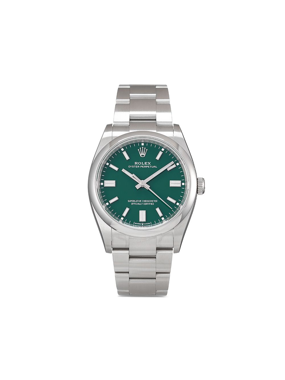 фото Rolex наручные часы oyster perpetual pre-owned 36 мм 2021-го года