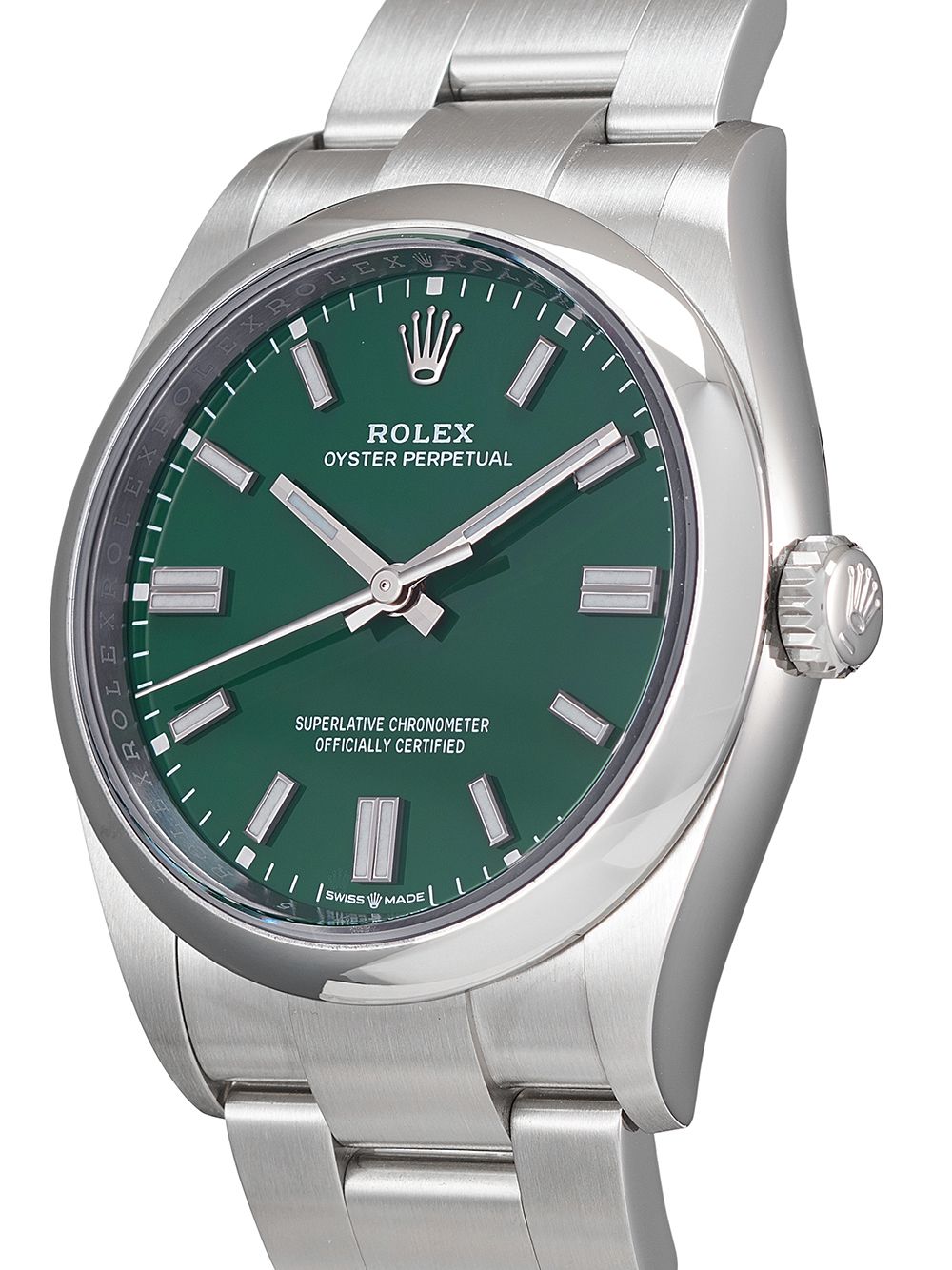 фото Rolex наручные часы oyster perpetual pre-owned 36 мм 2021-го года