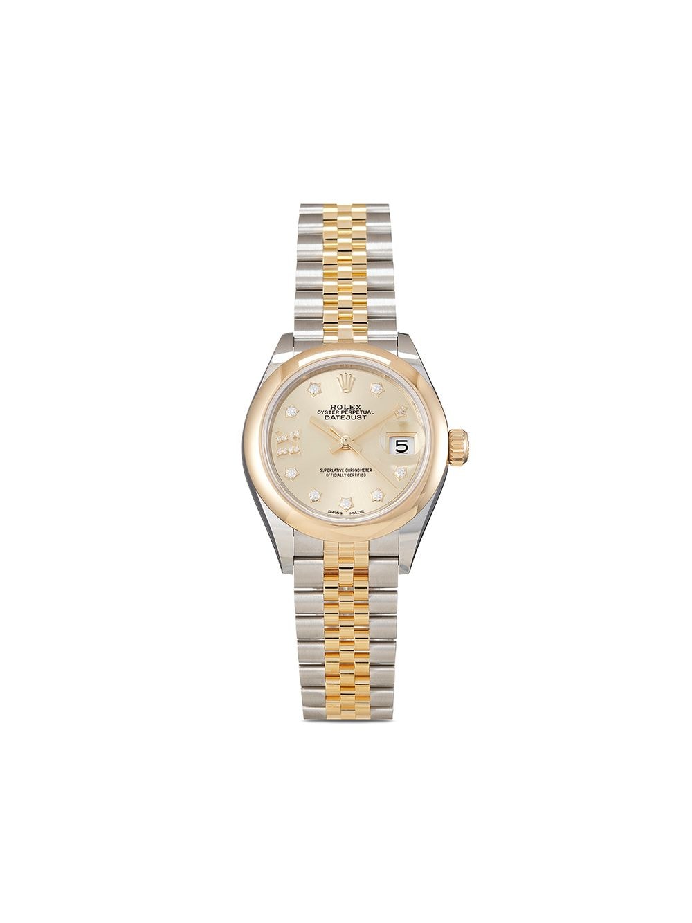 фото Rolex наручные часы lady-datejust pre-owned 28 мм 2021-го года