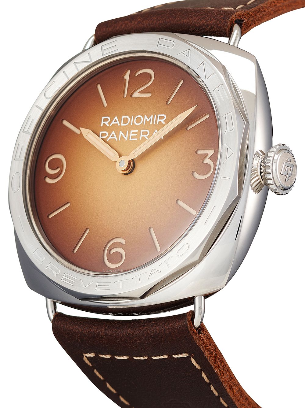 фото Panerai наручные часы radiomir 3 days accicaio pre-owned 47 мм