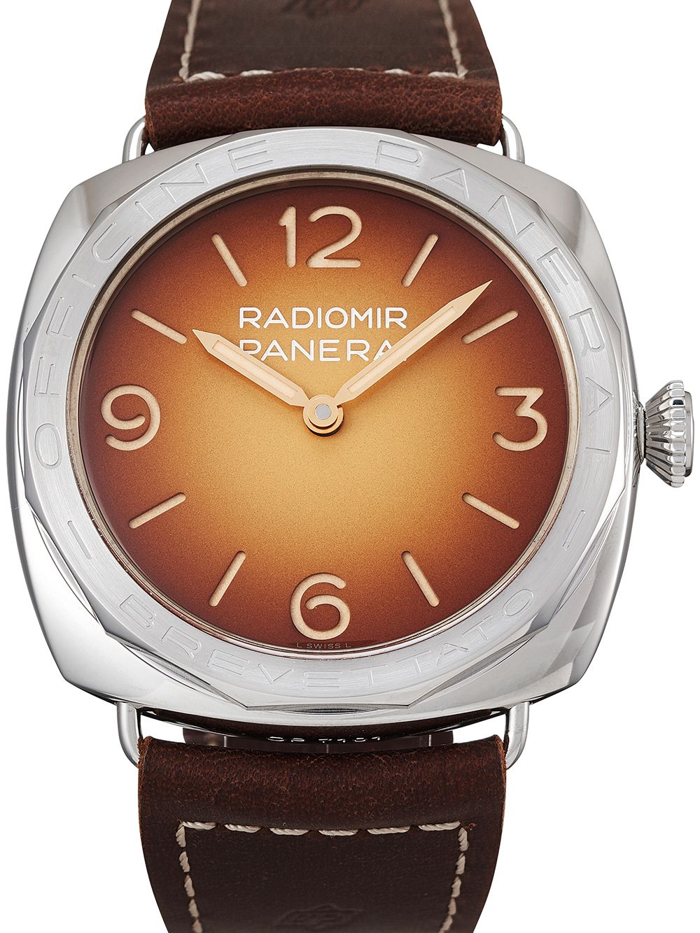 фото Panerai наручные часы radiomir 3 days accicaio pre-owned 47 мм