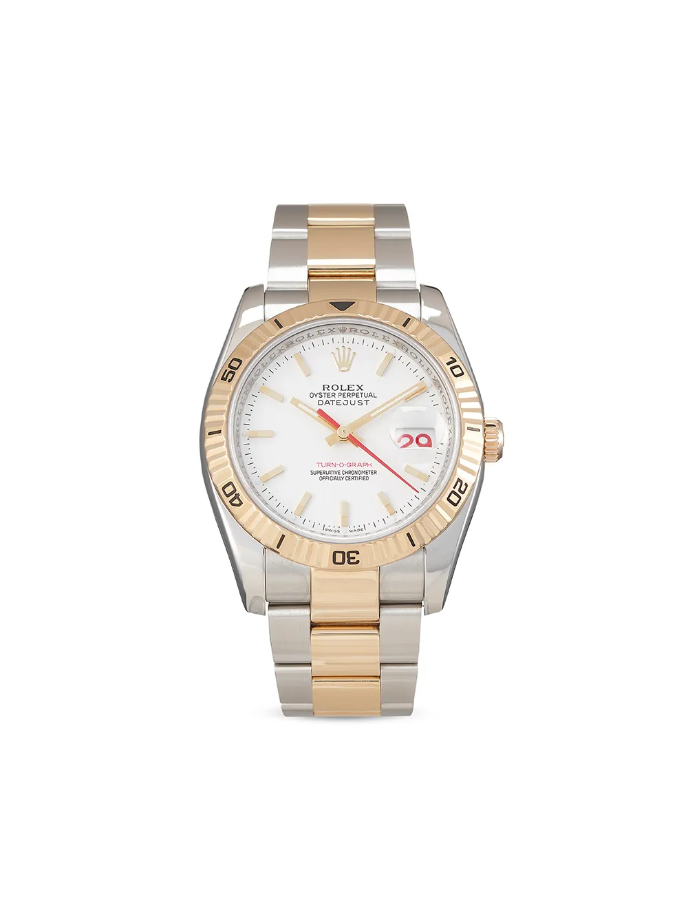 фото Rolex наручные часы datejust turn-o-graph pre-owned 36 мм 2005-го года