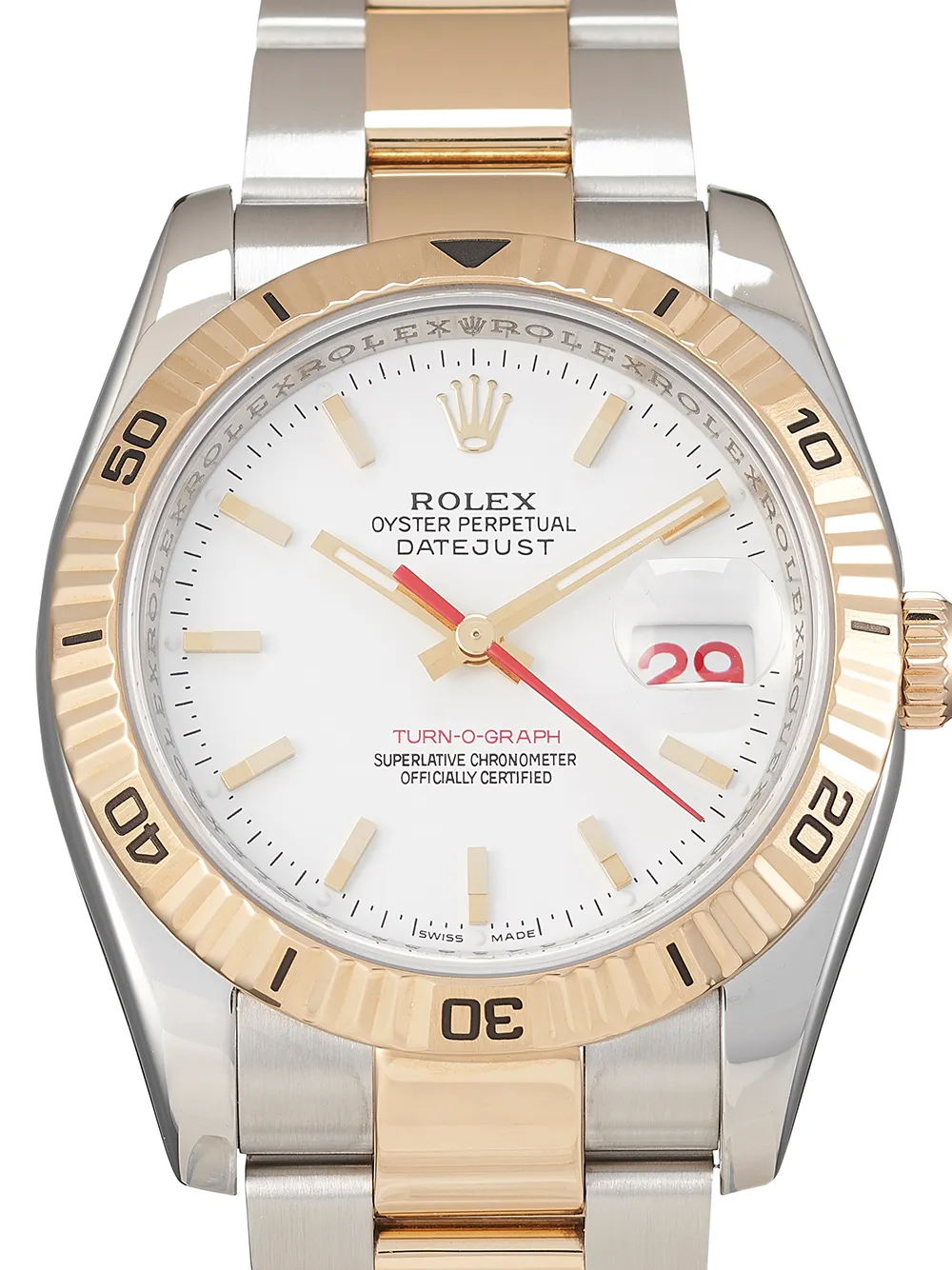 фото Rolex наручные часы datejust turn-o-graph pre-owned 36 мм 2005-го года
