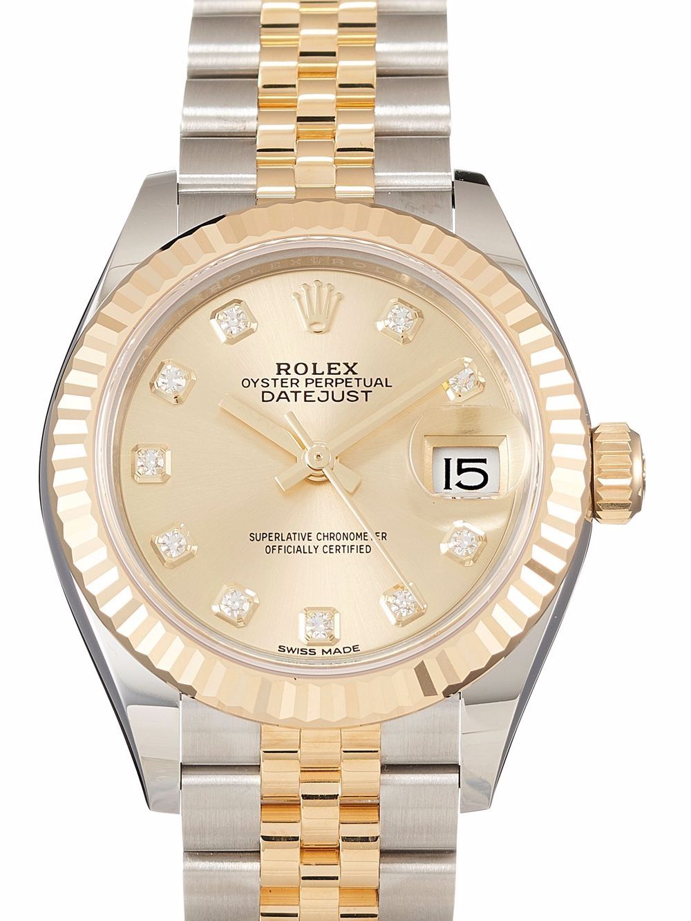 фото Rolex наручные часы lady-datejust pre-owned 28 мм 2021-го года