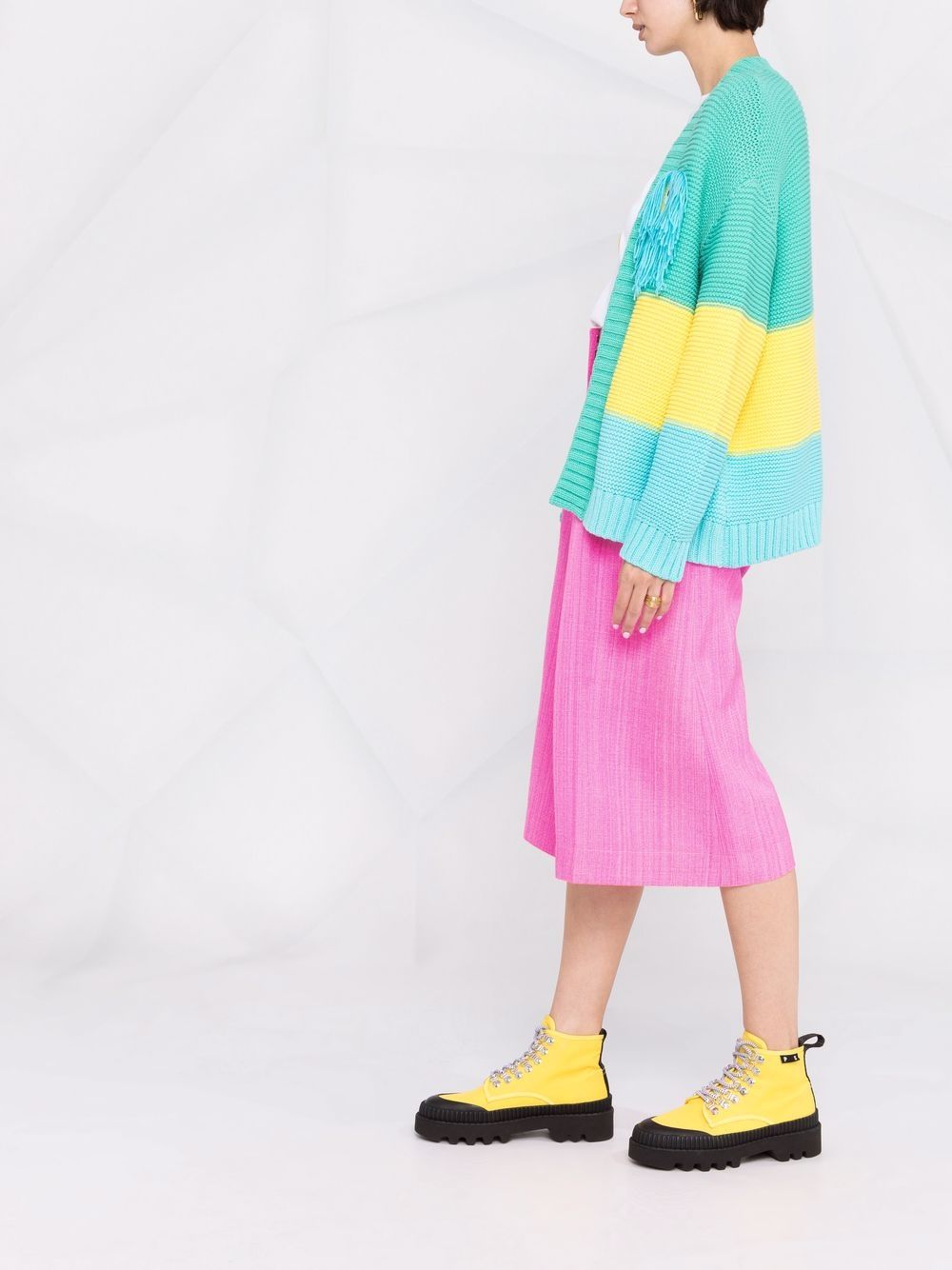 фото Mira mikati кардиган в стиле колор-блок