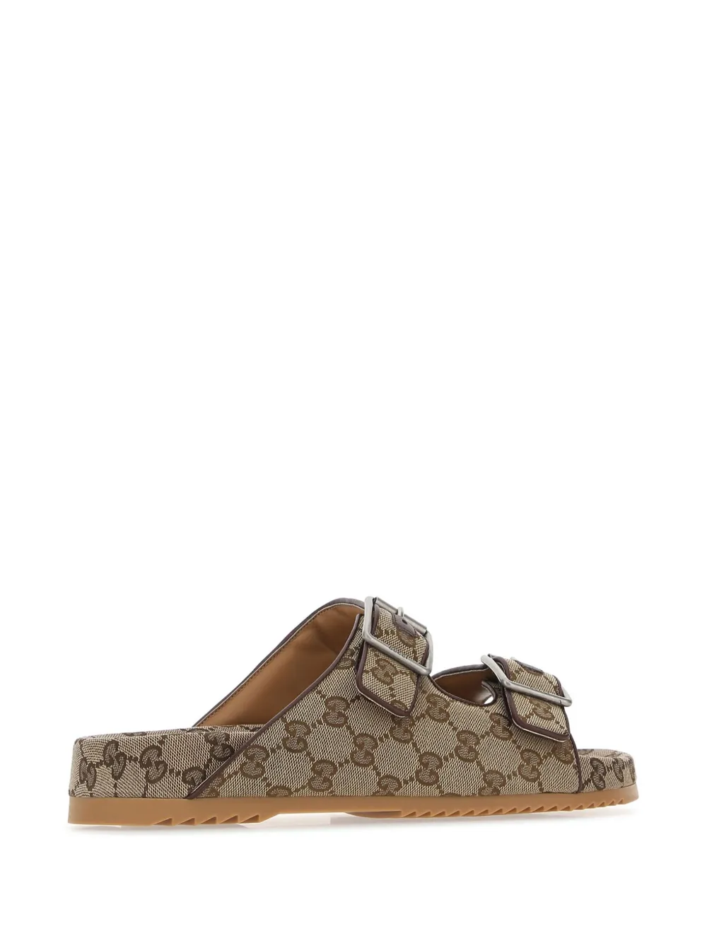 Gucci GG Supreme-print Mule Sandals | Neutrals | FARFETCH