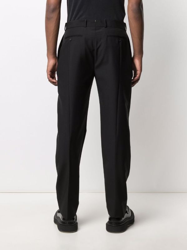 Alexander McQueen pressed-crease Tailored Trousers - Farfetch