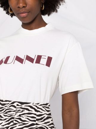 logo-print T-shirt展示图