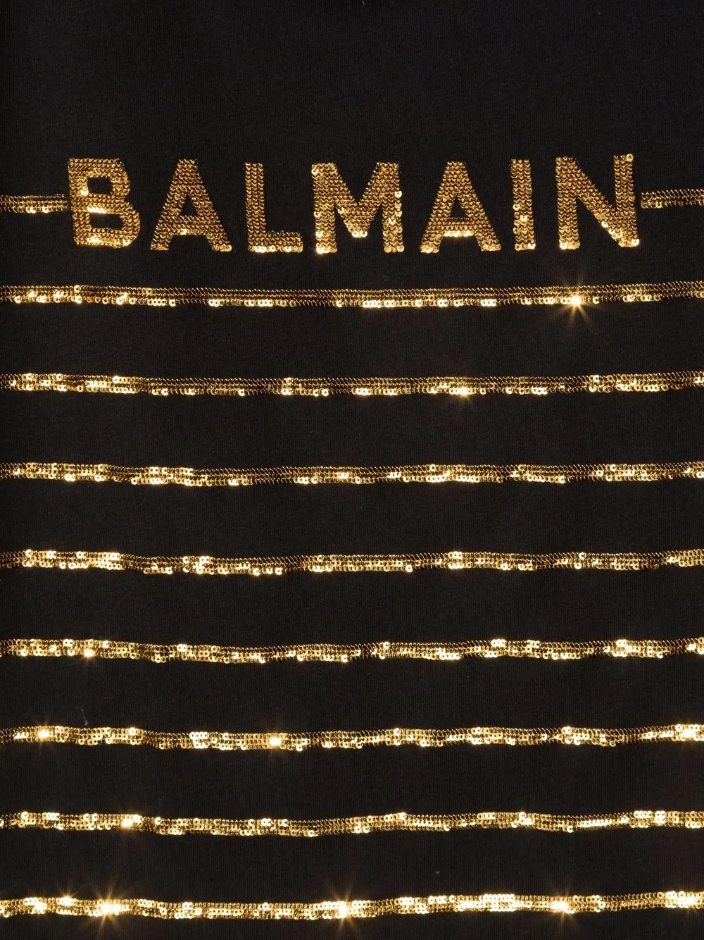 фото Balmain kids футболка с пайетками