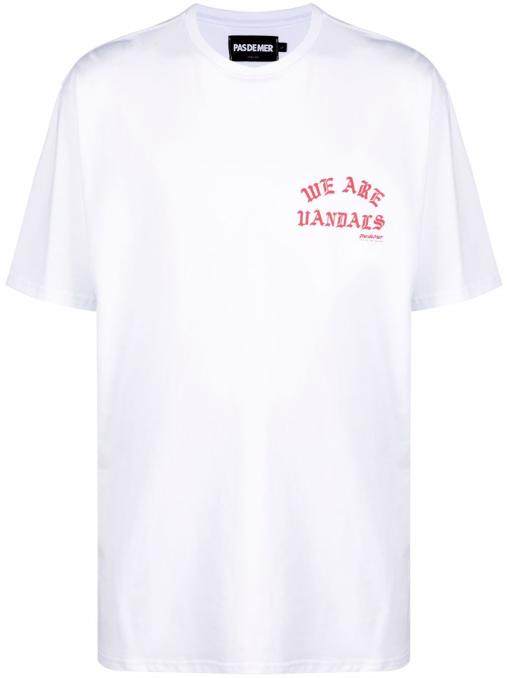 Pas De Mer We Are Vandals T-shirt In White