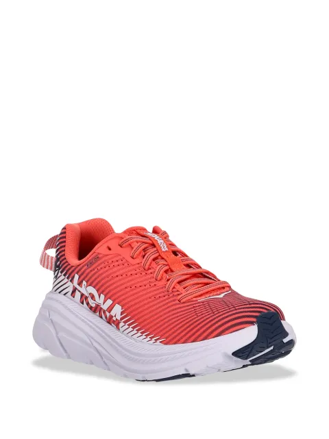 hoka one one chunky lace up trainers