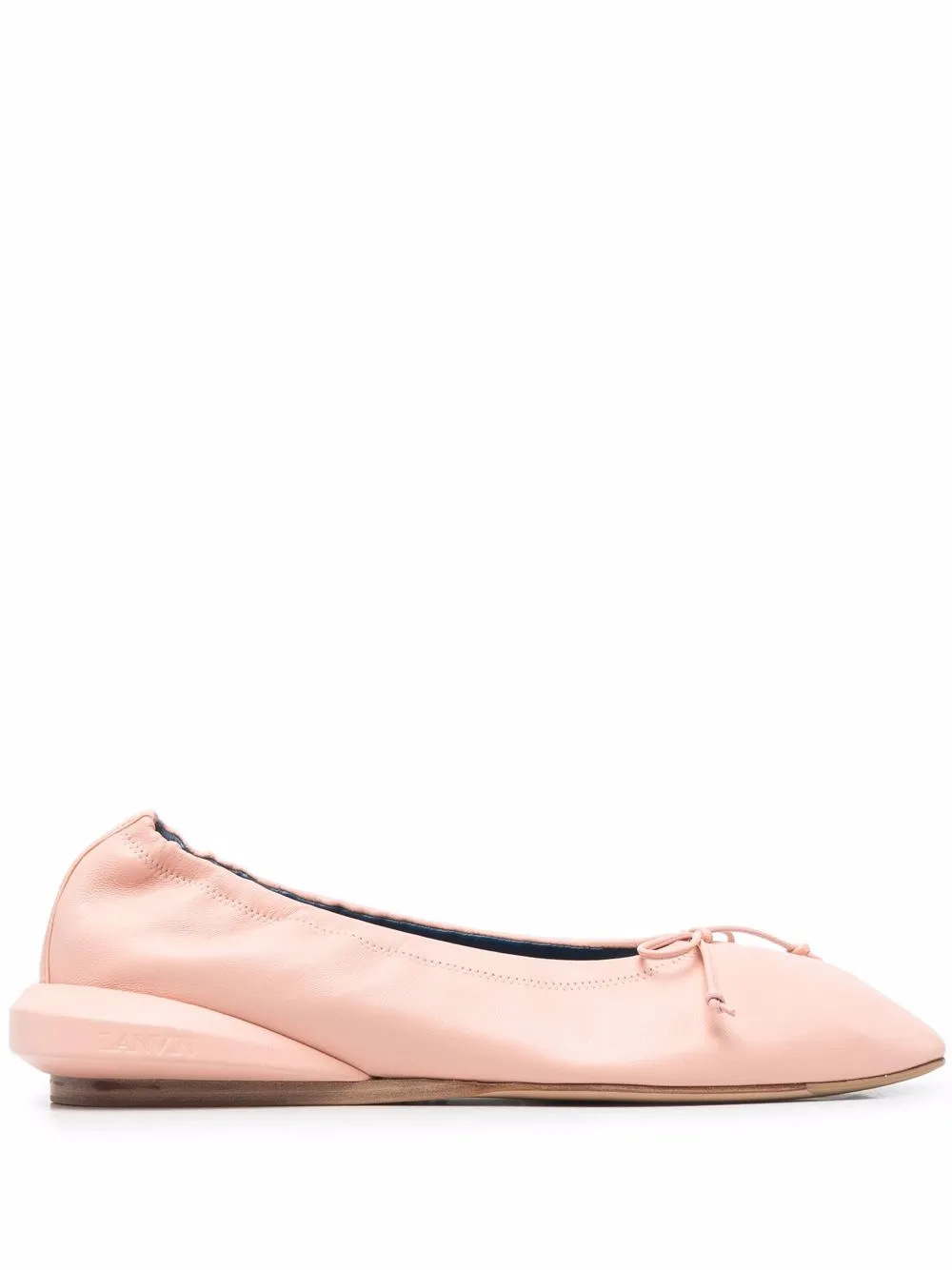 LANVIN BOW-DETAIL BALLERINA SHOES