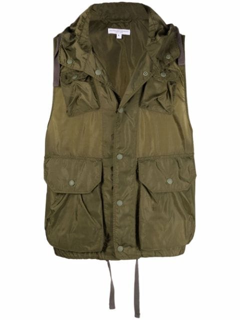 Engineered Garments high-count twill field vest