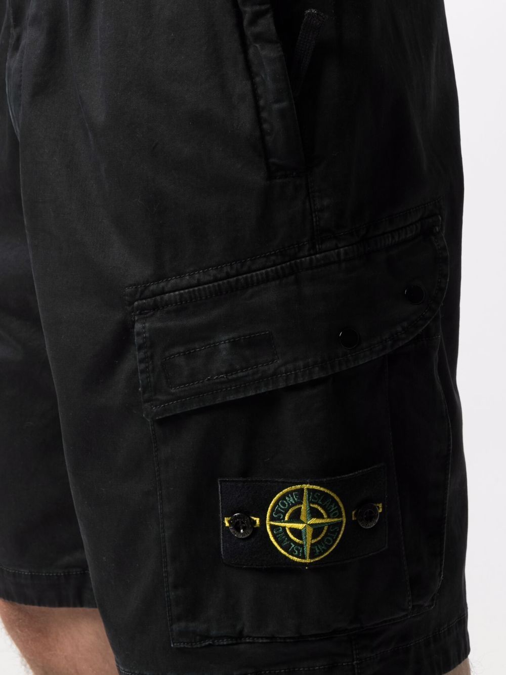 фото Stone island шорты карго с эластичным поясом