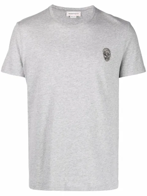 Alexander McQueen skull patch cotton T-shirt