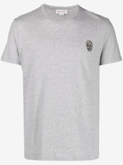 Alexander McQueen skull patch cotton T-shirt