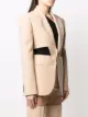 Mugler segmented virgin wool jacket