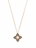 Roberto Coin 18kt rose gold Venetian Princess diamond pendant necklace - Pink