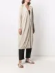 Malo long cotton cardi-coat