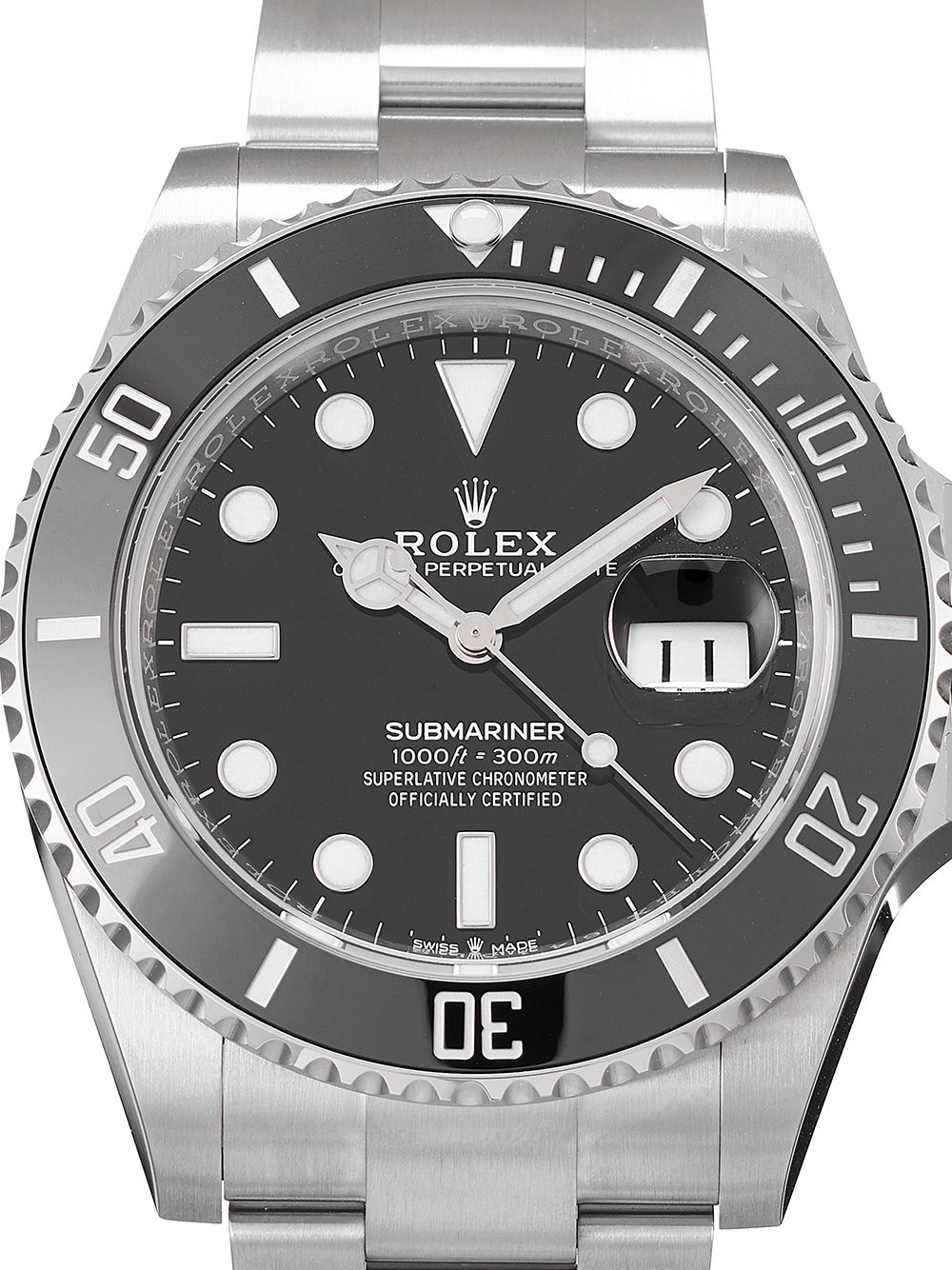 фото Rolex наручные часы submariner date pre-owned 41 мм 2021-го года