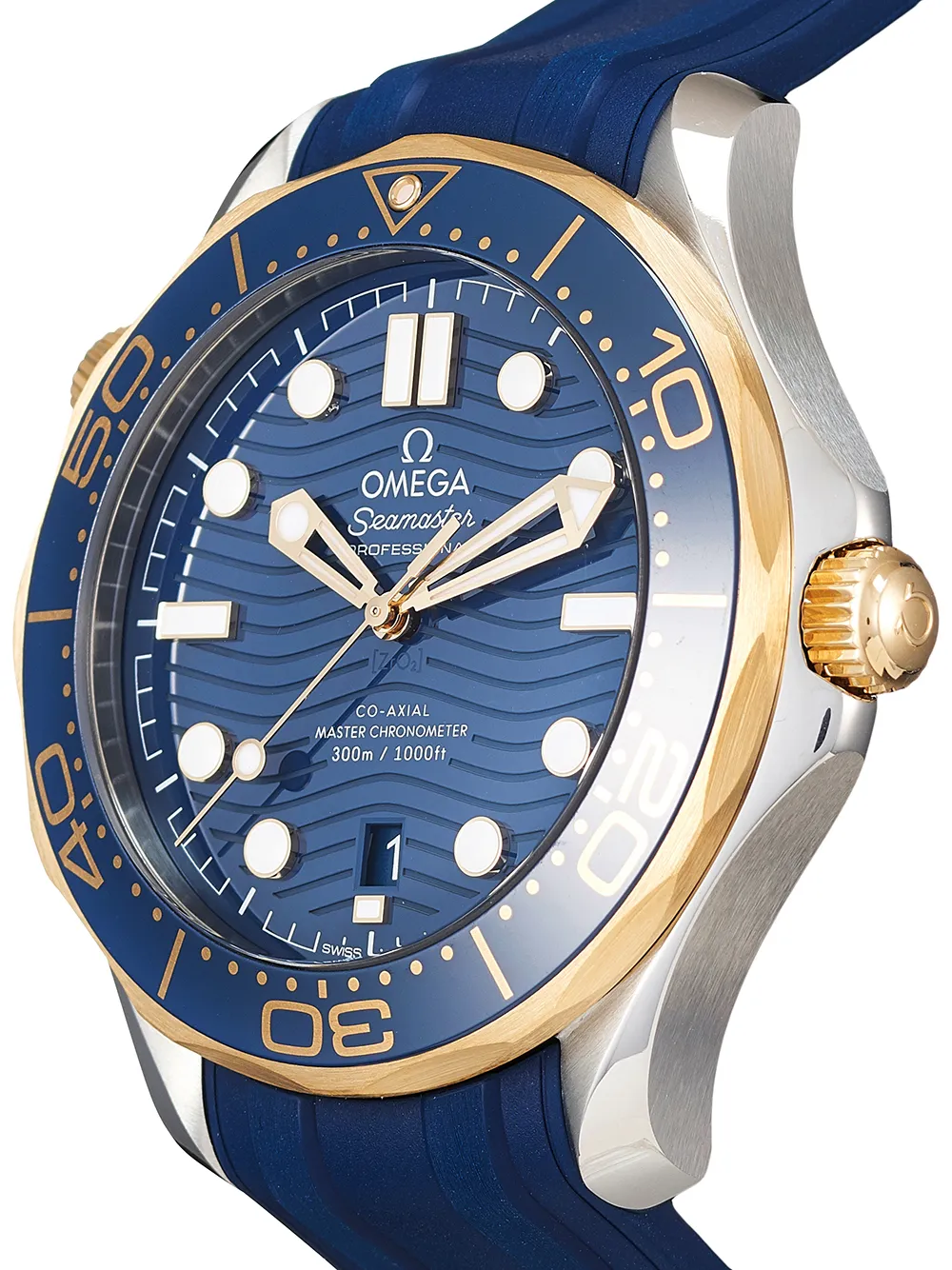 фото Omega наручные часы seamaster diver 300m pre-owned 42 мм 2021-го года